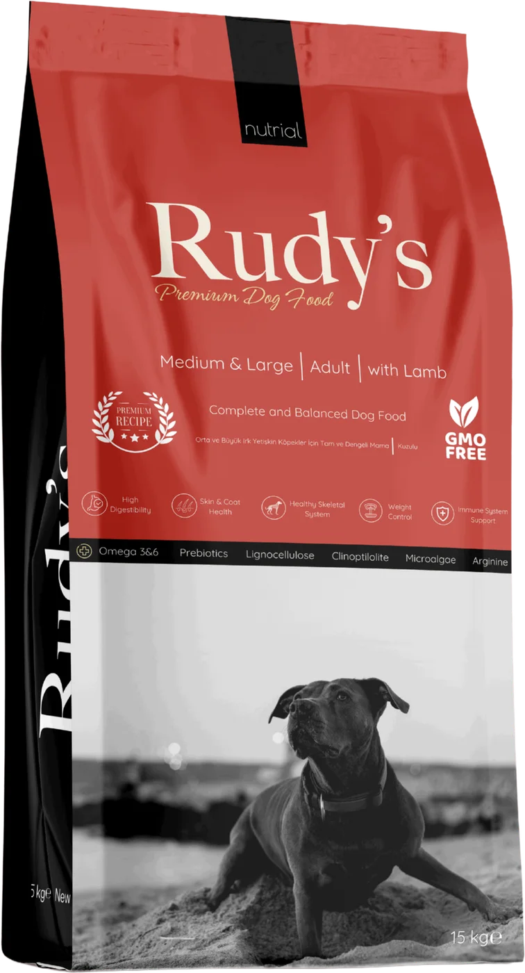 Rudy's Orta & Büyük Irk Yetişkin Köpek maması 15 kg